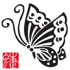 古唐津に魅せられて-胡蝶楽群遊 ロゴ