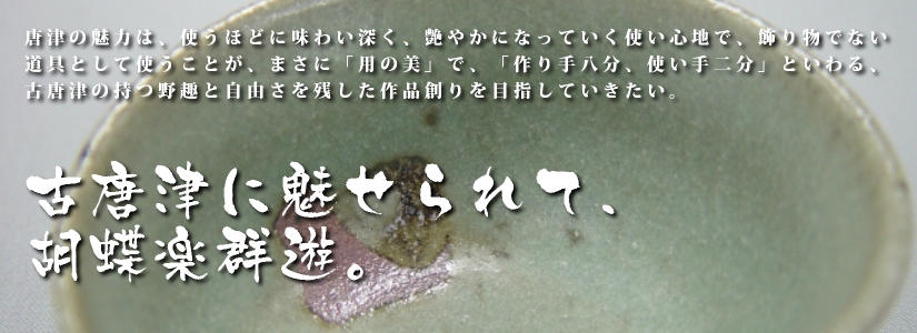 古唐津に魅せられて ぐい呑みと日本酒